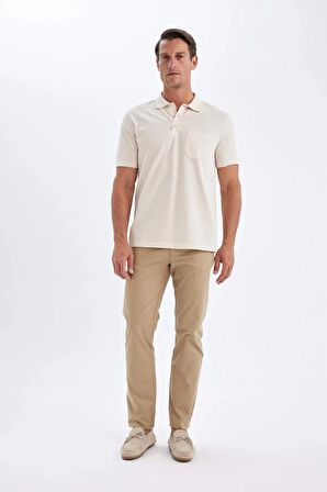 DeFacto Regular Fit Kısa Kollu Pike Polo Tişört X7133AZ24SMBG168
