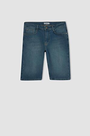 DeFacto Skinny Fit Jean Bermuda Şort X4794AZ24SMNM29
