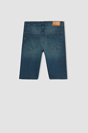 DeFacto Skinny Fit Jean Bermuda Şort X4794AZ24SMNM29