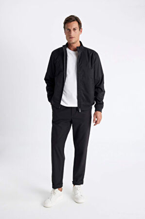 DeFacto Slim Fit Dik Yaka Mont D1238AX24WNBK27