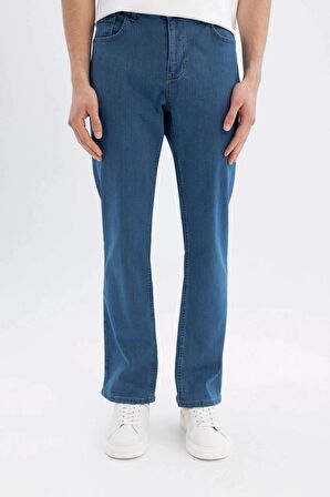 DeFacto Diago Comfort Fit Yüksek Bel Geniş Paça Jean Pantolon D2403AX24SMNM28