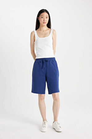 DeFacto Regular Fit Basic Bermuda Şort N7439AZNSNV42