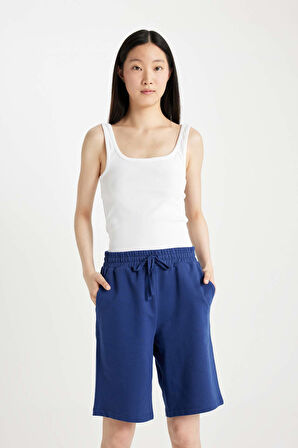 DeFacto Regular Fit Basic Bermuda Şort N7439AZNSNV42