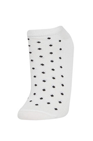 Kız Çocuk 3'lü Pamuklu Patik Çorap