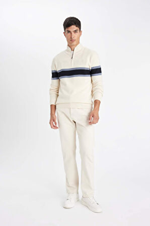 Standart Fit Balıkçı Yaka Kazak