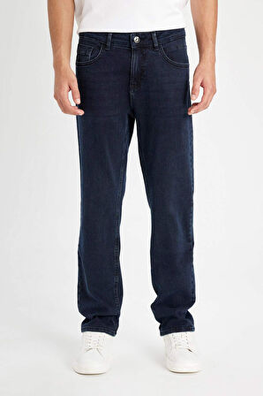 DeFacto Sergio Regular Fit Normal Kalıp Normal Bel Boru Paça Jean Pantolon	 W7086AZ24AUNM83