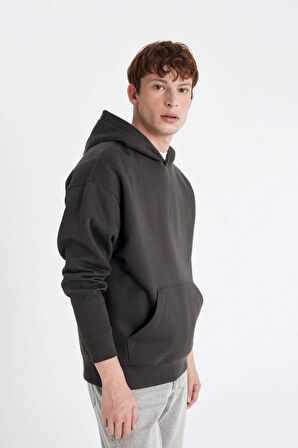 DeFacto Oversize Fit Kapüşonlu Sweatshirt A4331AX24AUAR227