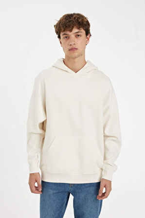 DeFacto Oversize Fit Kapüşonlu Sweatshirt A4331AX24AUER137