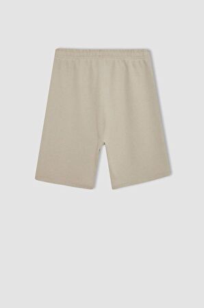 DeFacto Slim Fit Dar Kesim Esnek Belli Basic Düz Şort B1382AX24SMBG735