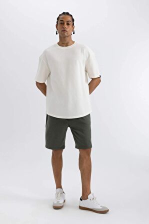 DeFacto Slim Fit Cepli Basic Şort R3442AZ24SMKH50