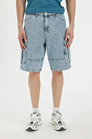 DeFacto Kargo Fit Jean Bermuda Şort C2047AX24SMNM39