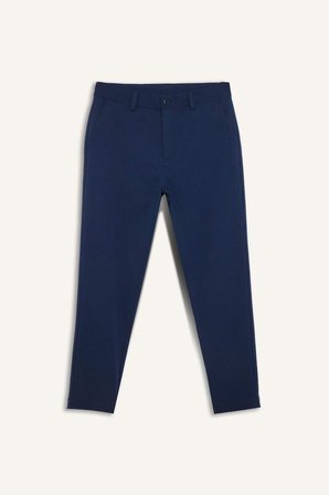 DeFacto Tailored Fit Düz Paça Her Yöne Esneyen Yumuşak Tuşe Cepli Pantolon C7508AX25SPIN208