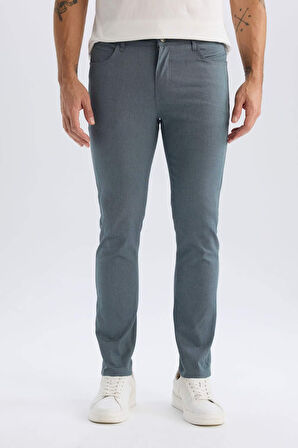 Slim Fit Dar Kesim Dar Paça Chino Kanvas Pantolon