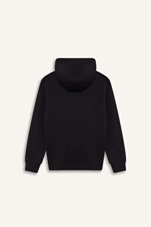 DeFacto Erkek Çocuk Marvel Avengers Kapüşonlu Kalın Sweatshirt D6736A824WNBK81