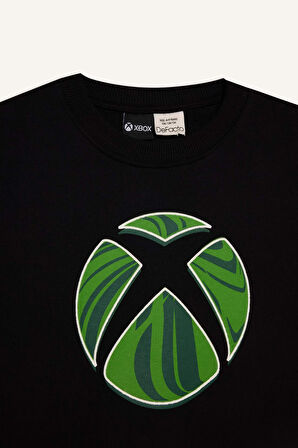 DeFacto Erkek Çocuk Xbox Bisiklet Yaka Sweatshirt D6744A824WNBK81
