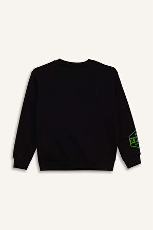 DeFacto Erkek Çocuk Xbox Bisiklet Yaka Sweatshirt D6744A824WNBK81