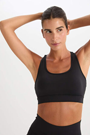 DeFactoFit Bisiklet Yaka Sporcu Bra C9748AX25SPBK81
