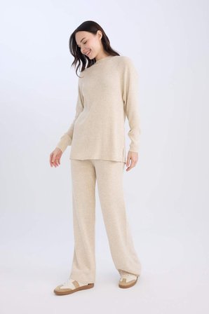 DeFacto Basıc Beli Lastikli Triko Pantolon D6912AX24WNBG360