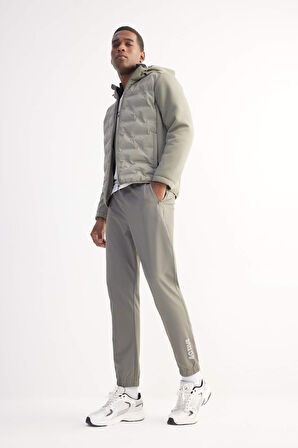DeFactoFit Slim Fit Dokuma Sporcu Jogger Eşofman Altı Dar Kesim Çift Cepli