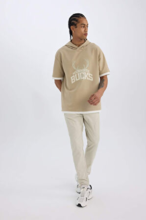 DeFactoFit Sporcu Jogger Eşofman Altı Slim Fit Dar Kesim Dokuma Üç Cepli Fermuarlı Paça B2780AX25SPBG779