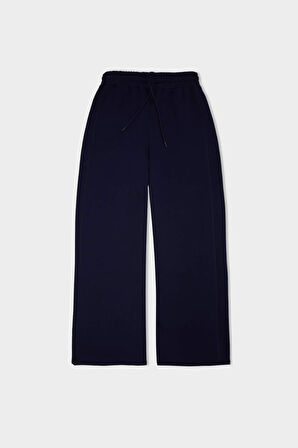 DeFacto Standart Fit Jogger Kalın Kışlık Eşofman Altı Basic Düz Beli Lastikli Geniş Paça Uzun Boy D6274AX24AUNV42