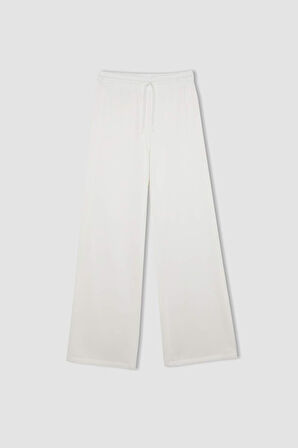 DeFacto Standart Fit Jogger Kalın Kışlık Eşofman Altı Basic Düz Beli Lastikli Geniş Paça Uzun Boy D6274AX24AUER105