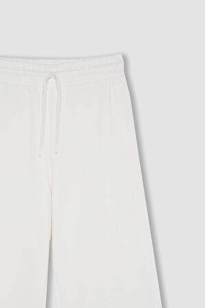 DeFacto Standart Fit Jogger Kalın Kışlık Eşofman Altı Basic Düz Beli Lastikli Geniş Paça Uzun Boy D6274AX24AUER105