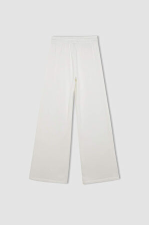 DeFacto Standart Fit Jogger Kalın Kışlık Eşofman Altı Basic Düz Beli Lastikli Geniş Paça Uzun Boy D6274AX24AUER105