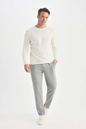 DeFacto Jogger Pantolon Beli Bağcıklı Cepli Düz Paça D8641AX24AUGR210