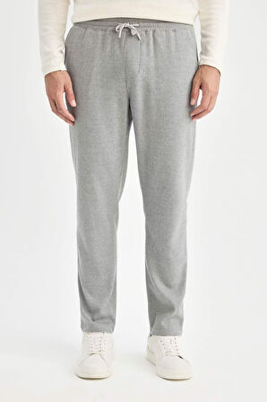 DeFacto Jogger Pantolon Beli Bağcıklı Cepli Düz Paça D8641AX24AUGR210
