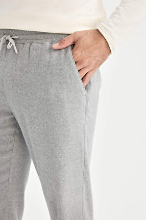 DeFacto Jogger Pantolon Beli Bağcıklı Cepli Düz Paça D8641AX24AUGR210