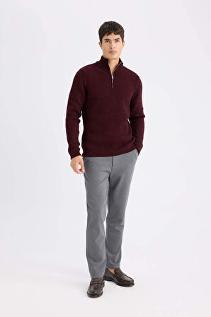 DeFacto Tailored Regular Fit Normal Kesim Kumaş Pantolon Basic Düz Cepli D9084AX24WNAR167