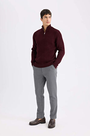DeFacto Tailored Regular Fit Normal Kesim Kumaş Pantolon Basic Düz Cepli D9084AX24WNAR167