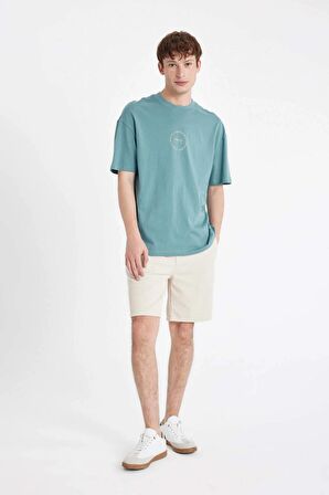 DeFacto Regular Fit Selanik Kumaş Şort D4546AX24SMER37