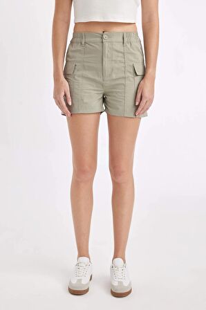 DeFacto Regular Fit Normal Bel Kısa Paça Poplin Şort A3689AX24HSGN497