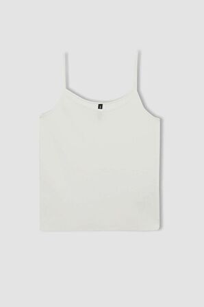 DeFacto Regular Fit Yuvarlak Yaka Fitilli Kaşkorse Basic Atlet D3326AX24SMER105