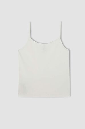 DeFacto Regular Fit Yuvarlak Yaka Fitilli Kaşkorse Basic Atlet D3326AX24SMER105