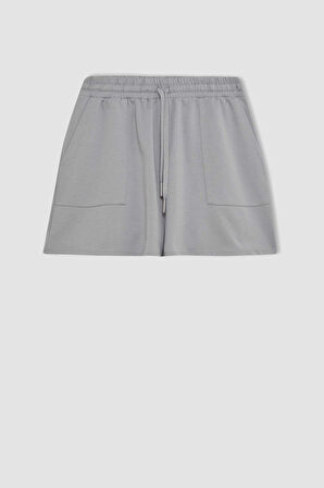 DeFacto Regular Fit Basic Bermuda Şort D3327AX24SMGR453