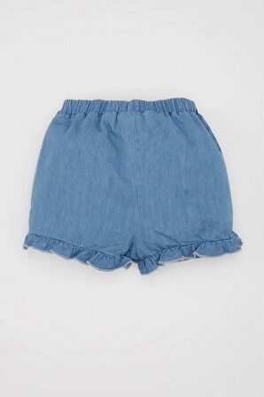 DeFacto Kız Bebek Jean Şort Etek D4613A524SMBE394