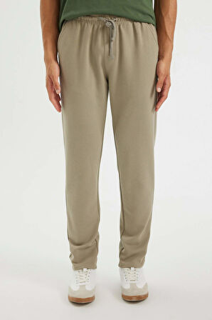 DeFacto Jogger Kışlık Pantolon Basic Düz Beli Bağcıklı Cepli Düz Paça C6022AX24AUKH454