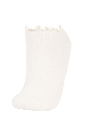 Kadın 3'lü Pamuklu Patik Çorap