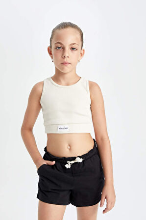 DeFacto Kız Çocuk Bisiklet Yaka Atlet C9604A824HSBG367