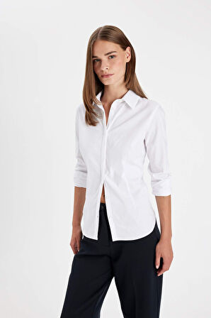 DeFacto Fitted Bengalin Uzun Kollu Gömlek Y4651AZ24AUWT36