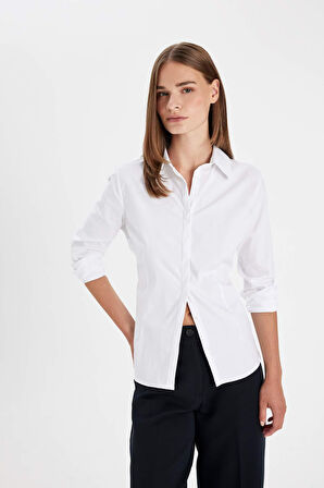 DeFacto Fitted Bengalin Uzun Kollu Gömlek Y4651AZ24AUWT36