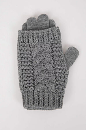 DeFacto Kadın 2'Li Örgü Eldiven R8591AZ24WNGR2