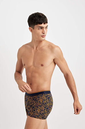 Regular Fit Baskılı 3'lü Boxer