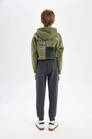 Erkek Çocuk Siyah Okul Eşofman Altı