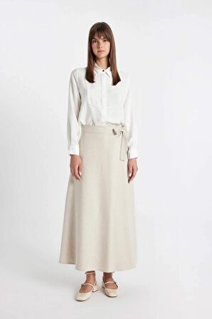 DeFacto Regular Fit Uzun Kollu Gömlek Tunik D1345AX24HSER105