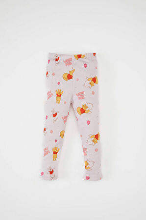 DeFacto Kız Bebek Disney Winnie The Pooh Uzun Kollu Fitilli Kaşkorse Pijama Takımı D1810A524AUPN688