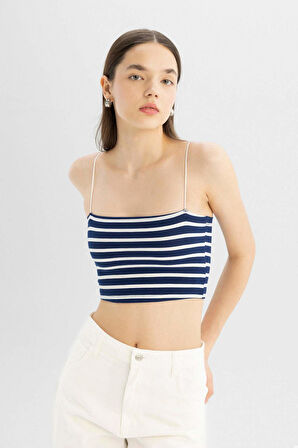 Coool Crop Top Ribana 2'li Basic Atlet
